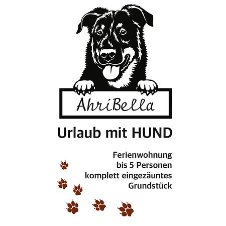 Urlaub Mit Hund -Ferienwohnung "Ahribella"- Glowe Exterior foto